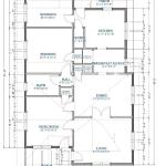 The original and existing floor plan of the Bozeman House.